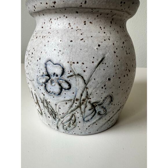 Handmade Pottery Honey Pot with Dipper - Picture 6 of 10